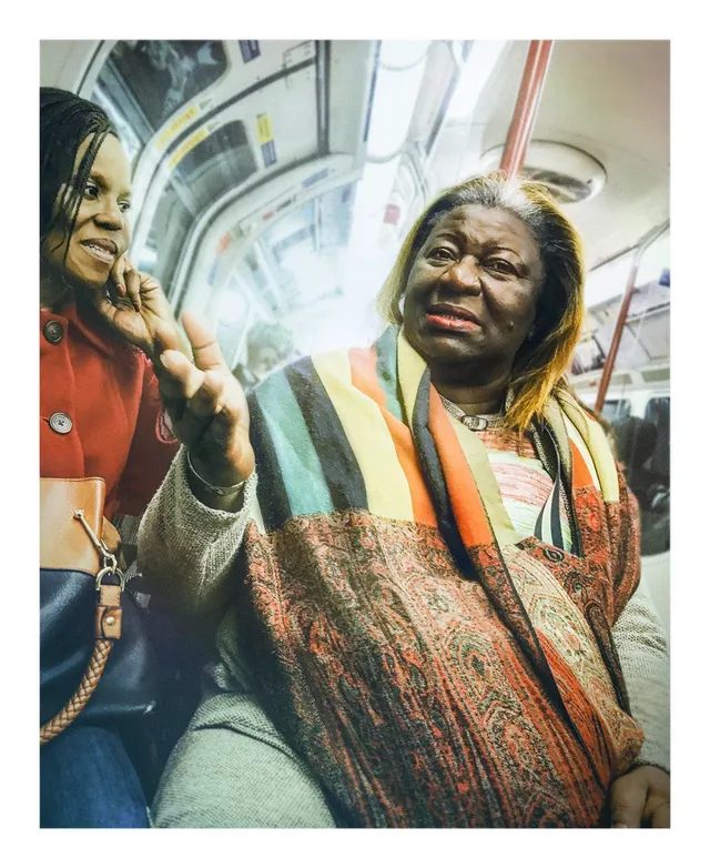 A portrait on the Underground